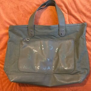 Marc Jacobs Canvas Tote with Leather Accents